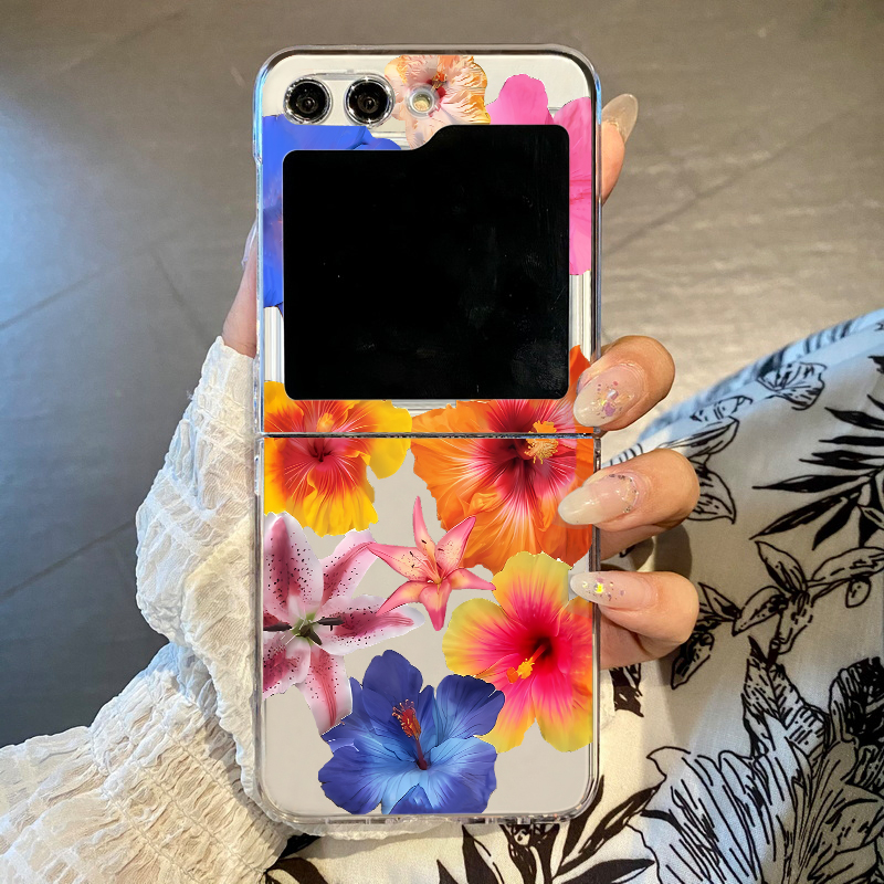 Phone Cases Z Fold 7 - Custodia per telefono con stampa floreale