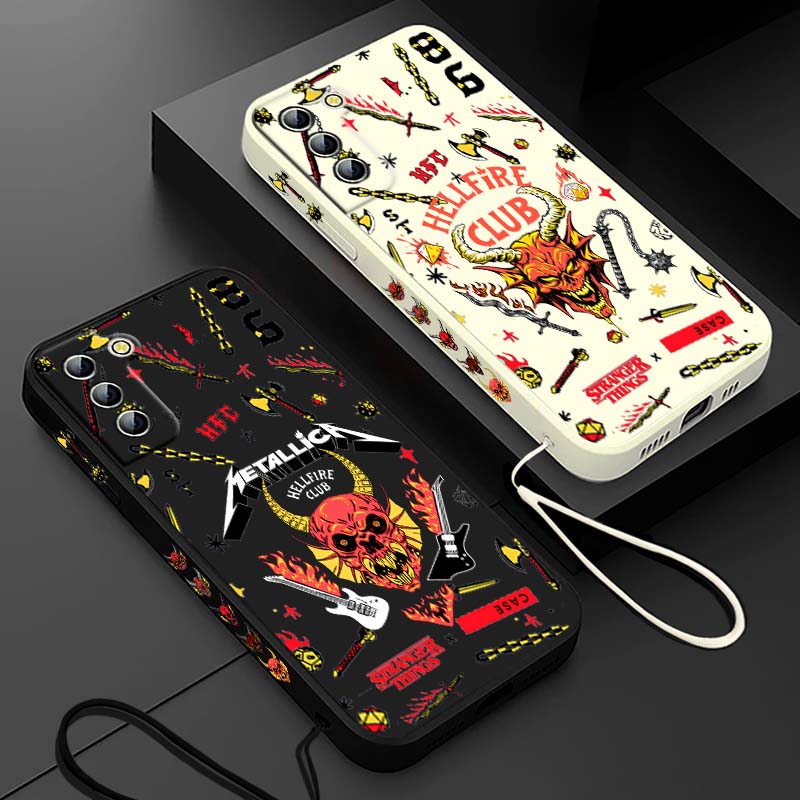 Phone Cases Samsung Galaxy - Cover per telefono con cordino liquido