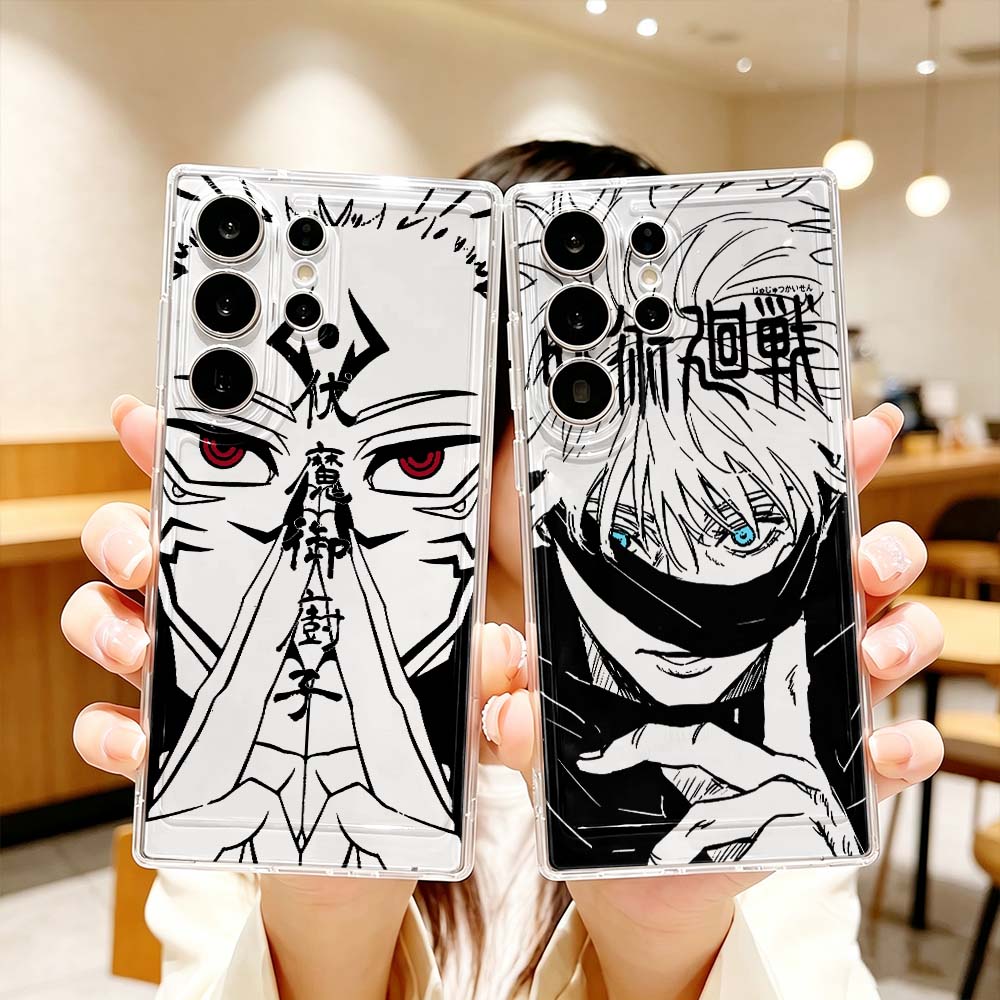 Phone Cases Jujutsu Kaisen - Cover per Telefono Trasparente Anime Jujutsu