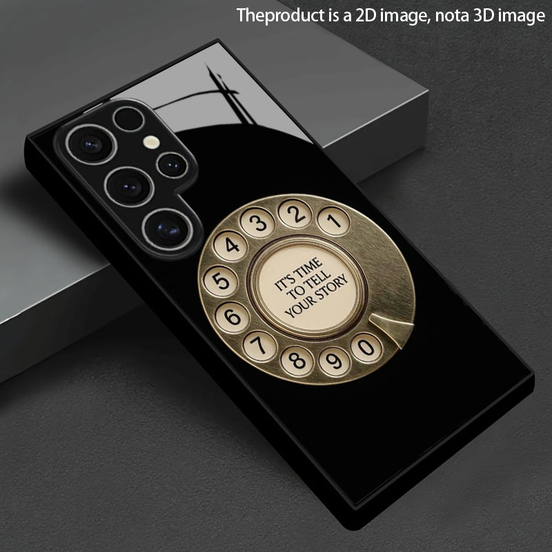 Phone Cases Vintage - Cover Protettiva in Vetro Temperato con