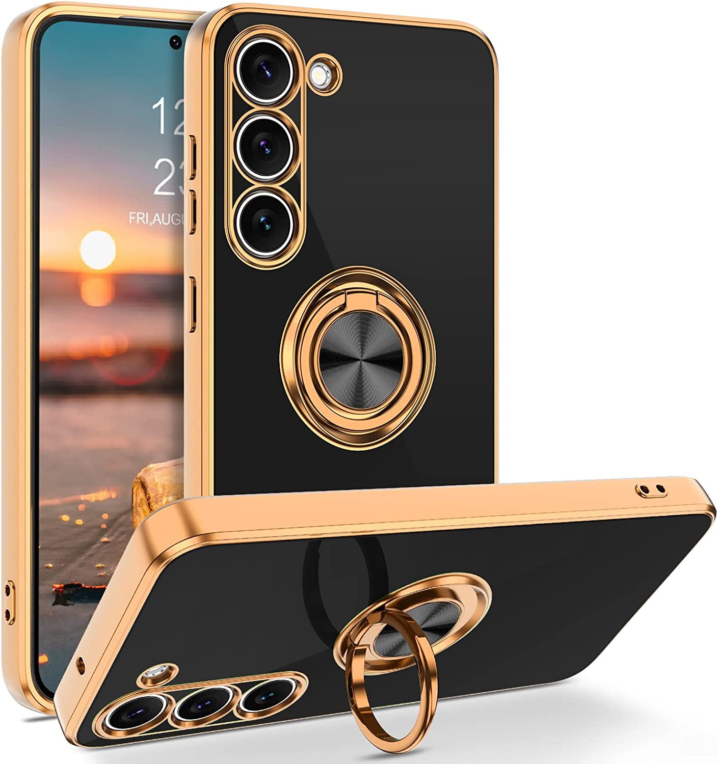 Luxury Plating Case - Placcatura di lusso magnetica 360 °