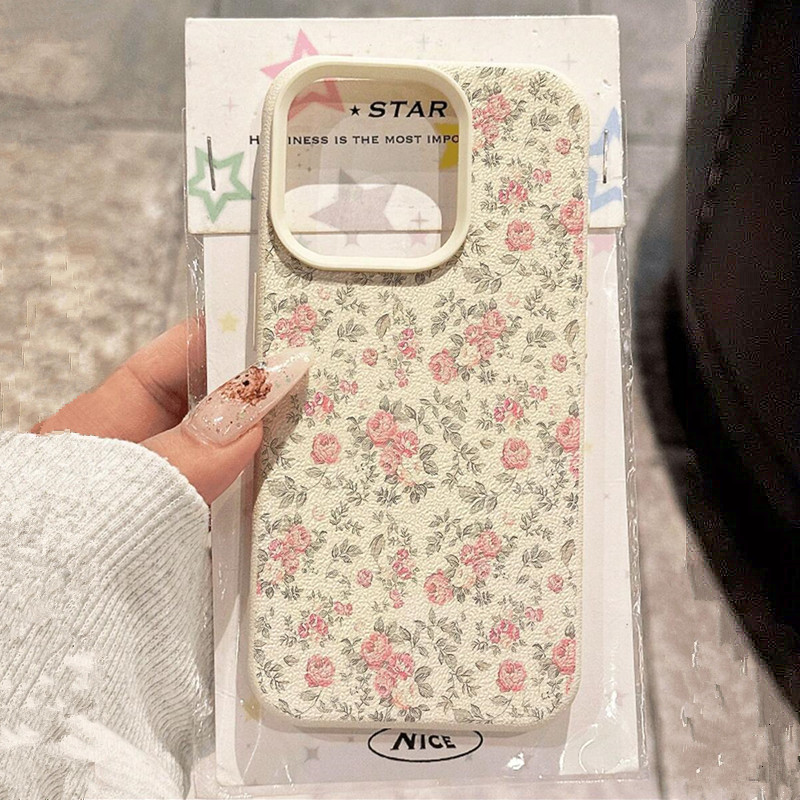 Phone Cases Mous - Custodia morbida classica bianca floreale per